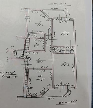 Продажа квартир: 3 комнаты, 121 м², Элитка, 4 этаж, Косметический ремонт — 10