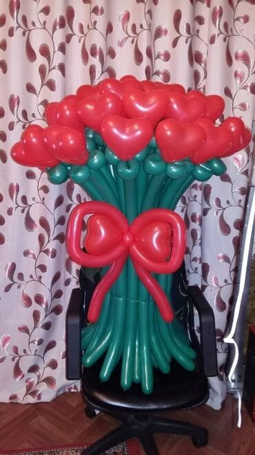 Шары: Цветы из шаров подарки на 8 марта Корзины из шаров букеты с бабочками — 24