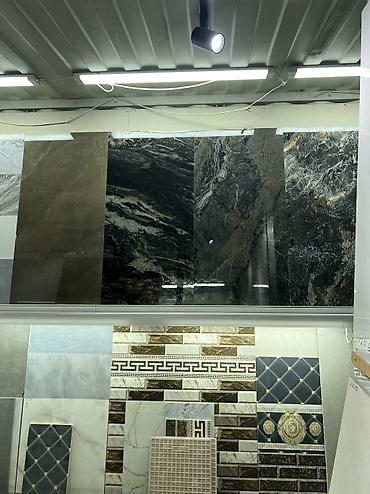 Керамогранит: Назначение: Для стен, цвет - Белый, Глянцевое покрытие, 60x60 см — 9