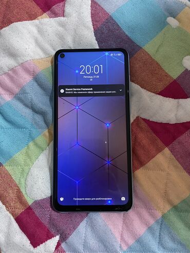 телефоны xiaomi redmi 9т: Redmi, Redmi Note 9, Б/у, 64 ГБ, цвет - Голубой, 2 SIM