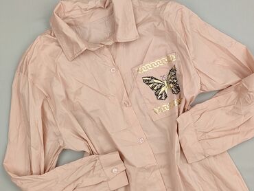 czarne bluzki ze złotą aplikacją: Women's blouse, One size