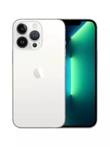Apple iPhone: IPhone 13 Pro, Б/у, 256 ГБ, Белый, Защитное стекло, Чехол, Кабель, 79 %