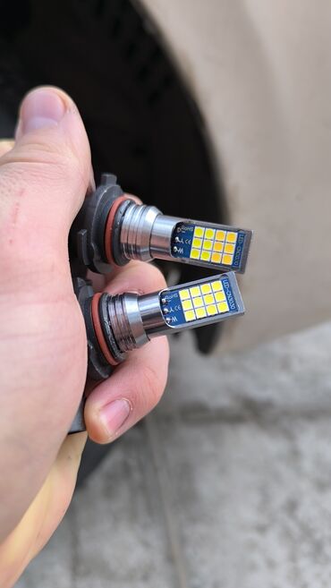 лед лампочки для авто бишкек: LED 9006 HB4 Диоды белый + жёлтый для противотуманок новые, не