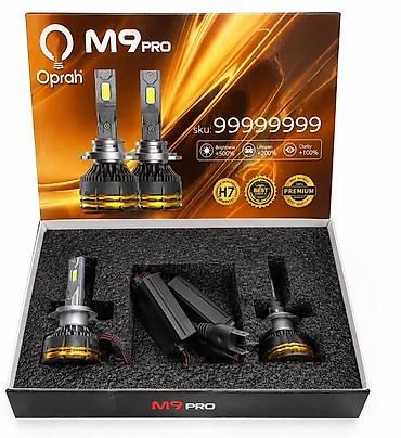 Oprah M9 Pro H7 LED far lampası dəsti - Model: M9 Pro, SKU: 999999999