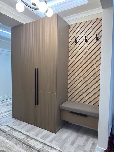 Шкафы для одежды: Шкаф для одежды, Новый, Прямой, Другой материал — 7