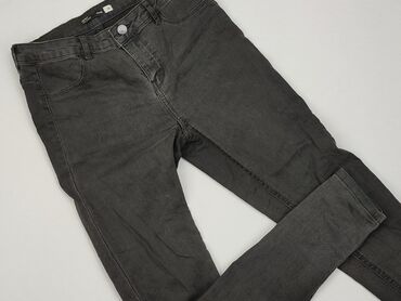 czarne jeansowe spódnice: Jeans, SinSay, M (EU 38), condition - Good