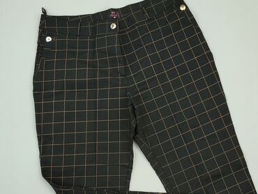 spódnico spodnie w kratę: Material trousers, L (EU 40), condition - Very good