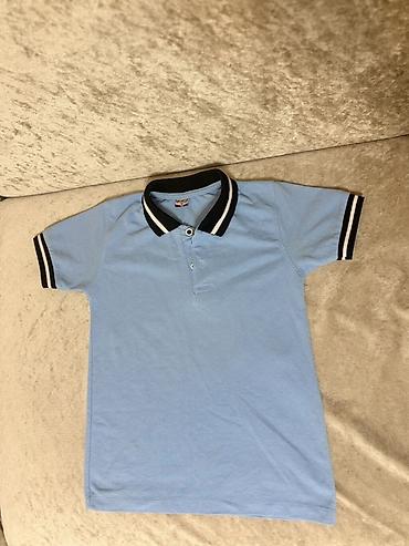 polo canta: Uşaq polo köynəyi - Rəng: açıq mavi - Model: qısaqol polo - Yaxa — 1