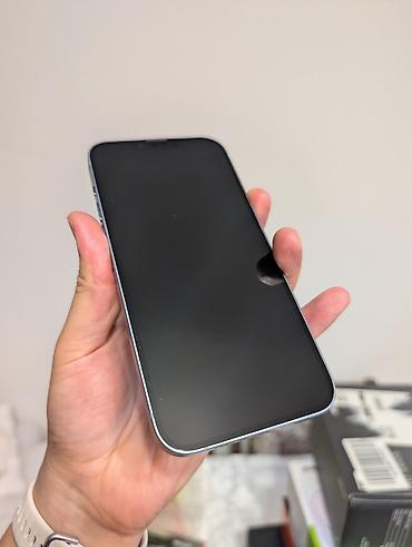 note 14: IPhone 14 Plus, Б/у, 128 ГБ, Голубой — 2