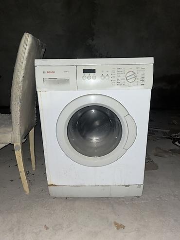 Məişət texnikası: Paltaryuyan maşın Bosch, 5 kq, Təmirə ehtiyacı var, Avtomat, Qurutmasız, Kredit yoxdur, Ünvandan götürmə — 1