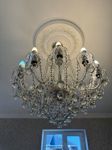 ucuz cilciraqlar: Çılçıraq, 10 və daha çox lampa, Xrustal — 4