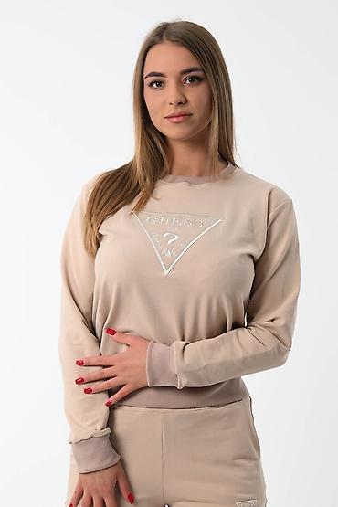 Gornji i donji deo: Ženski komplet trenerke – duks i donji deo - Model: klasičan duks sa — 3