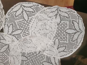 heklani jastuci: Doilies, Used, color - White