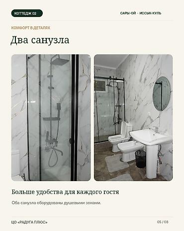 суточные домики: Коттедж, Радуга, Сары-Ой, 5 мест — 5