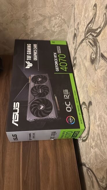 Kompüter ehtiyyat hissələri: Videokart Asus GeForce RTX 4070 Super, 12 GB, Yeni