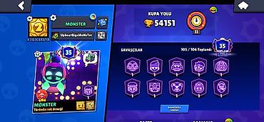 Digər bijuteriyalar: Brawl Stars hesabı – yüksək inkişaflı və zəngin kolleksiya - Kupa — 2