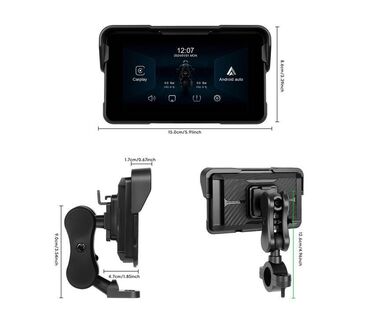 Motosiklet hissələri: Moto monitor 5inch - HD Ekran, suya davamlı Məhsulun Texniki — 4