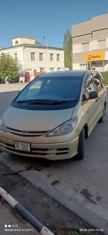 Toyota: Toyota Estima: 2000 г., 2.4 л, Автомат, Газ, Минивэн