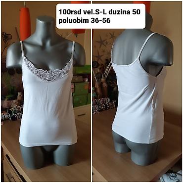 Majice na bretele: Ženske majice na bretele – više modela 1) Svetlozelena potkošulja bez — 3