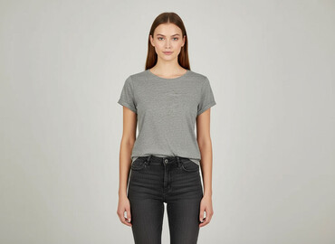 gray t shirty: FSBN, T-shirt damski, rozmiar S