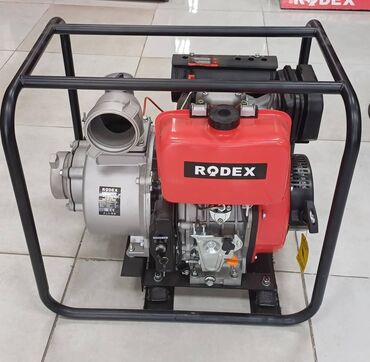 Все для дома и сада: Дизельный Водяной Мотопомпа (насос) RODEX диаметром 100 мм, 9.0 Л.С