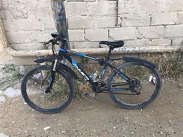 Velosipedlər: Anmier MTB velosipedi - Çərçivə: yüngül alaşımlı, qara-mavi dizayn - — 2