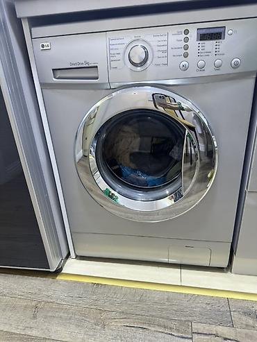 95: Paltaryuyan maşın LG, 5 kq, İşlənmiş, Avtomat, Qurutmasız, Kredit yoxdur, Ünvandan götürmə — 2