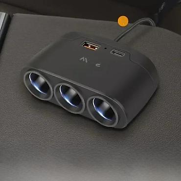 Ostalo: Auto punjač sa 3 priključka+2 USB Ouyaaqii D'25 NOVO. Opis proizvoda — 6