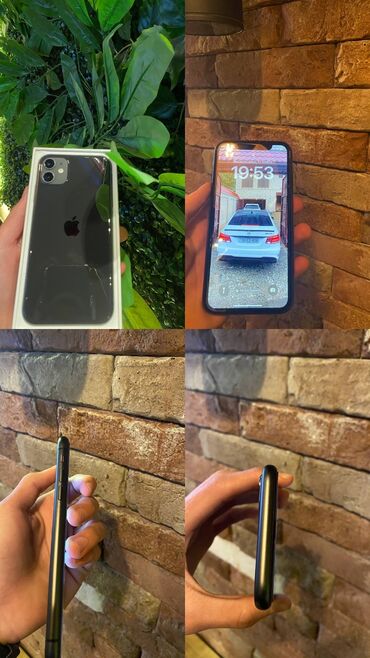 iphone 11 qiymeti işlənmiş: IPhone 11, 64 GB, Qara, Face ID