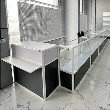 Витрины: Витрина торговая из профиля и стекла, Акция, прилавки, для магазина — 4