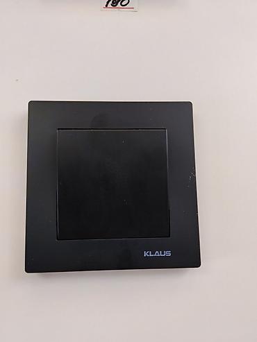 argb controller: Выключатель клавишный KLAUS, цвет черный (матовый). - Форм-фактор — 1