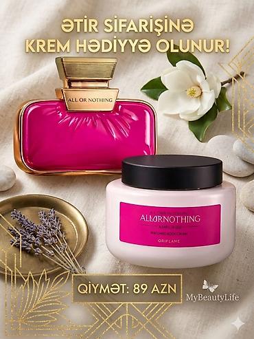 xonca desti: Oriflame All Or Nothing dəstinin təqdimatı: - Ətir: All Or Nothing – — 1