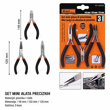 KMT Mali klešta 9363609 – set mini preciznih klešta (3 kom) Opis: -