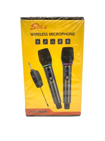 студийный микрофон akg perception 120: 2 Беспроводных микрофона Sing-e ZQS-2M506 [ акция 50% ] - низкие