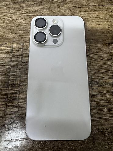 redmi note 12 pro max: IPhone 15 Pro, Б/у, 256 ГБ, White Titanium — 1