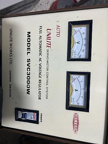 ampermetir: AVR gərginlik stabilizatorları toplusu 1) DANA-STAC TZ-1000VA - Tip — 3