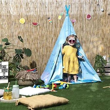 Šatori za decu: Dečji tipi šator – sklopivi, za igru u kući i dvorištu - Dimenzije — 4