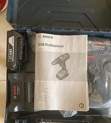 bosch direl: Bosch GSB 183-LI Professional — 18V simsiz zərbəli drell — 1