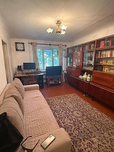 85000: 3 комнаты, 54 м², Ата-Тюрк парк Хрущевка, 1 этаж, Старый ремонт — 1