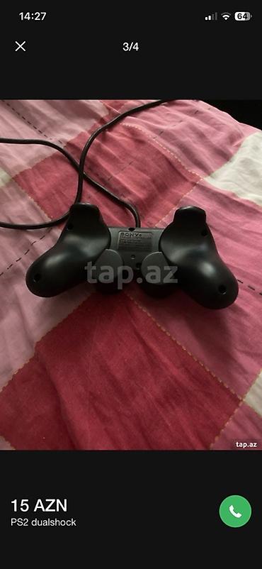 dynacord 2: PS2 DualShock pultu PlayStation 2 üçün simli DualShock oyun pultu — 2