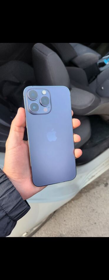 подставка для домашнего телефона: IPhone 14 Pro Max, Колдонулган, 256 ГБ, Deep Purple, 87 %