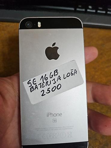 Apple iPhone: Apple iPhone SE – 16 GB telefon je potpuno ispravan sim free icloud — 2