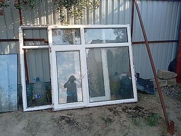 2 metir üzünü 1.56 eniPVC materialdan hazırlanmış ağ rəngli pəncərə lalafo.az -da 2 metir üzünü 1.56 eniPVC materialdan hazırlanmış ağ rəngli pəncərə