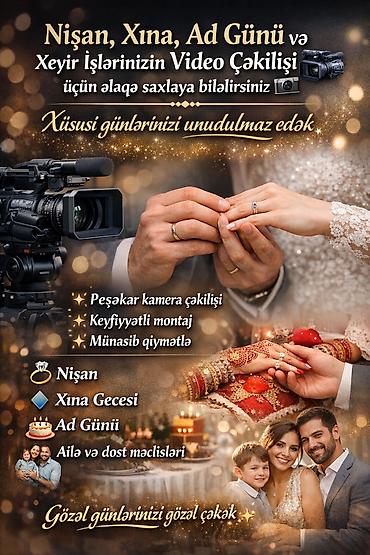 Digər xidmətlər: Hövsan, qesebesinə yaxin erazilere buyurun çağirın. 📹*Nişan, Xına — 1