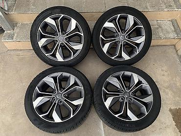 Колеса в сборе 245 / 45 / R 18, Лето, Б/у, Комплект, Легковые, Литые, отверстий - 5