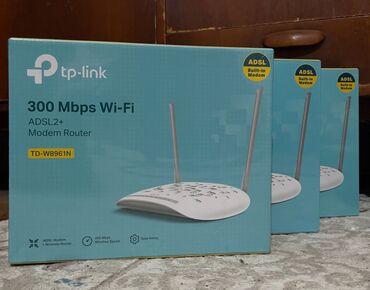 вай фай роутер купить бу бишкек: Salam, Tp-link 300Mbps Wireless N ADSL2 + modelli modem router