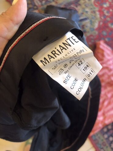 Şalvarlar: MARIANTE Exclusive markalı, 67% viskoz və 33% poliester tərkibli, qara -da lalafo.az — 3 Şalvarlar: MARIANTE Exclusive markalı, 67% viskoz və 33% poliester tərkibli, qara — 3