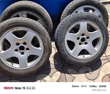 зимние шины 16: Колеса в сборе 205 / 55 / R 16, Зима, Б/у, Комплект, Легковые, Литые, отверстий - 5 — 2