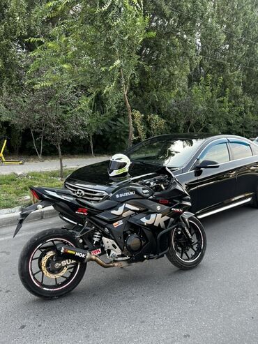 запчасти к мотоциклу кобра кросфайр 125: Мотоцикл Suzuki GSX-R (чёрный спортбайк)2017 года 250 куб оригинал -