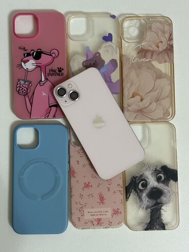 чехол на поко м5: IPhone 13, Б/у, 128 ГБ, Rose Gold, Зарядное устройство, Защитное стекло, Чехол, 85 %